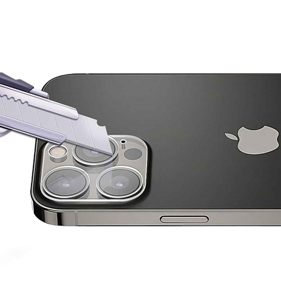 CaseUp Apple iPhone 15 Pro Max Camera Lens Protector Şeffaf 4